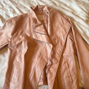 Brand new A New Day Pink Leather Jacket